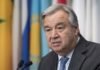 Guterres pede mais cooperação internacional contra tráfico humano